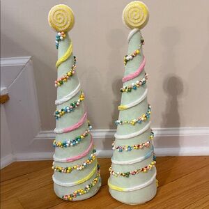 Pastel Candy Trees - Set of 2 - NWT